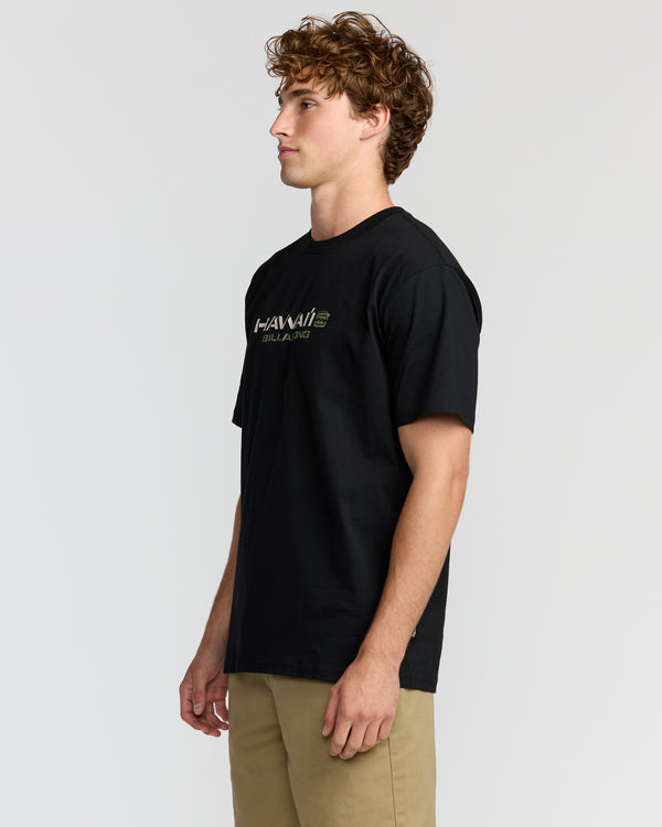 Billabong Bracket Hi Regular Short Sleeve T-Shirt - Black