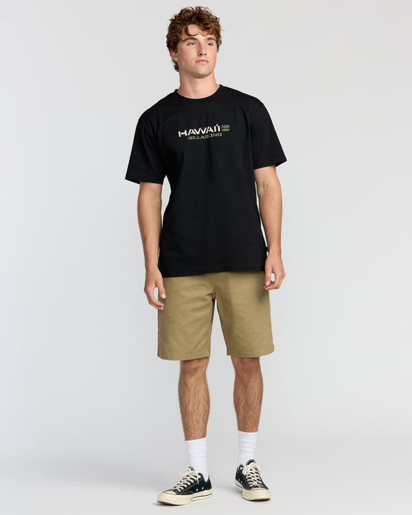 Billabong Bracket Hi Regular Short Sleeve T-Shirt - Black