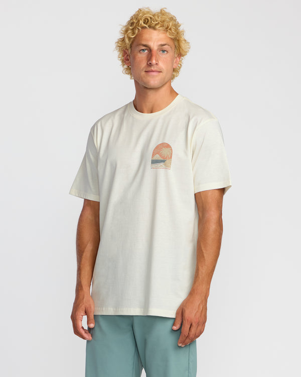 Billabong Coastal Range A/Div Short Sleeve T-Shirt - Off White