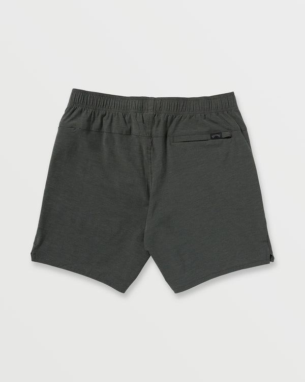 Billabong Crossfire Elastic Submersible 18" Hybrid Shorts - Asphalt