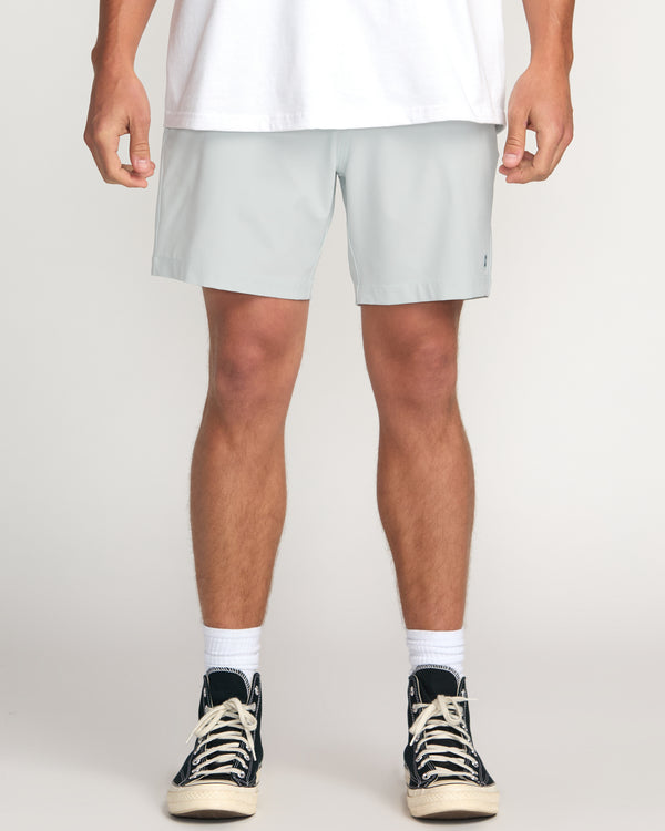 billabong Crossfire Submersible 17" Hybrid Shorts - Ash Blue