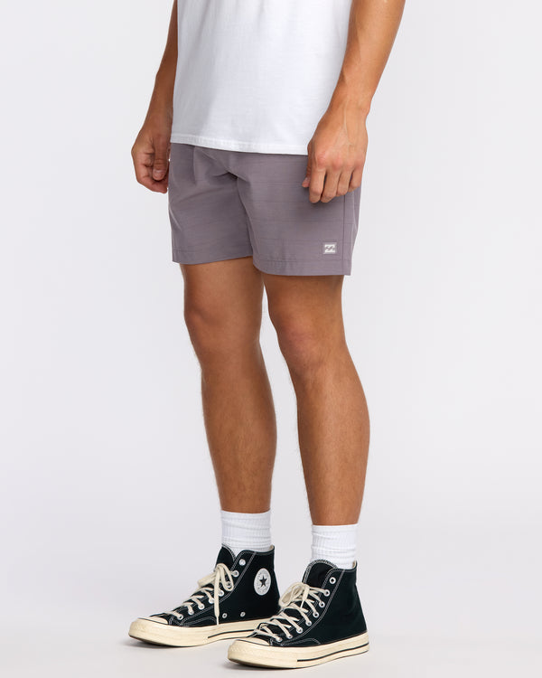 Billabong Crossfire Submersible 17" Hybrid Shorts - Purple Ash