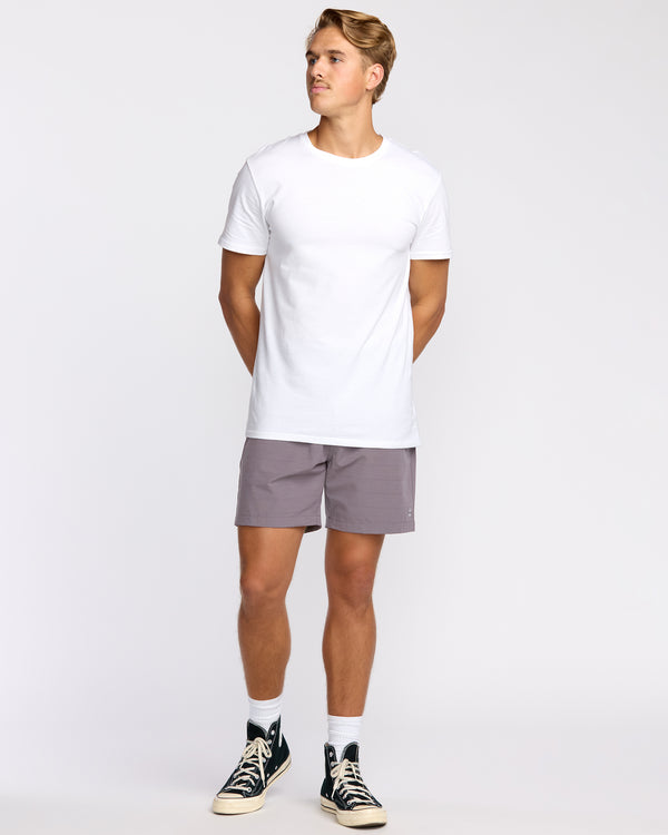 Billabong Crossfire Submersible 17" Hybrid Shorts - Purple Ash