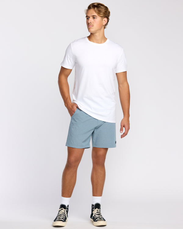 Billabong Crossfire Submersible 17" Hybrid Shorts - Slate Blue