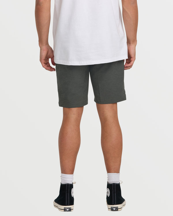 Billabong Crossfire Submersible 19" Hybrid Shorts - Asphalt