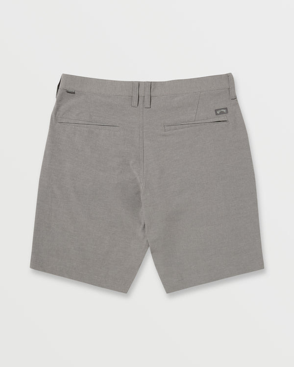 Billabong Crossfire Submersible 19" Hybrid Shorts - Gray