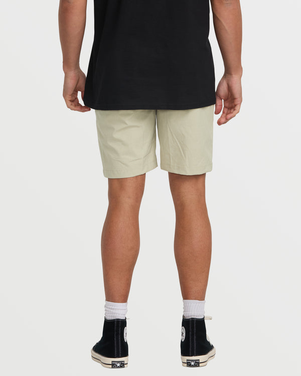 Billabong Crossfire Submersible 19" Hybrid Shorts - Moon