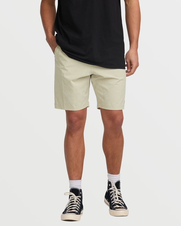 billabong Crossfire Submersible 19" Hybrid Shorts - Moon