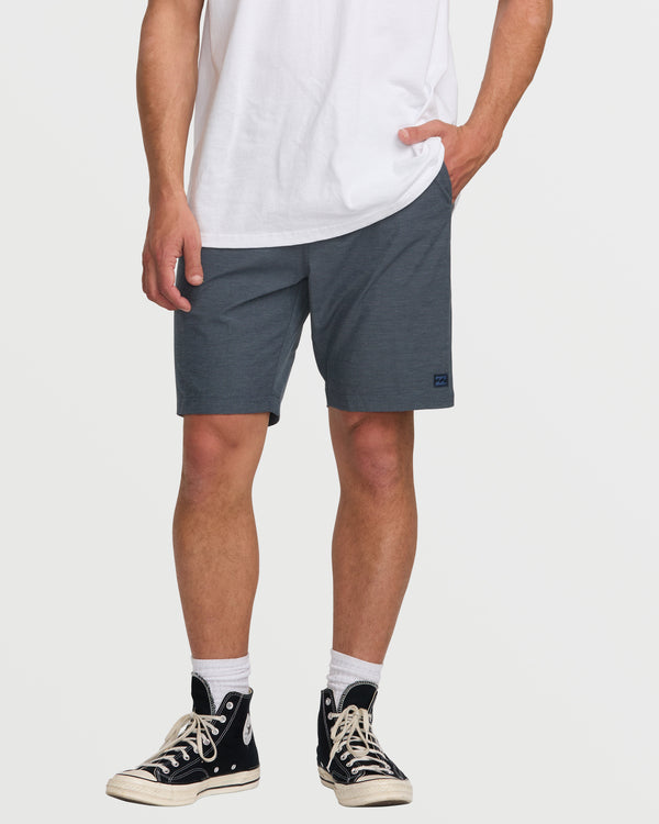 billabong Crossfire Submersible 19" Hybrid Shorts - Navy