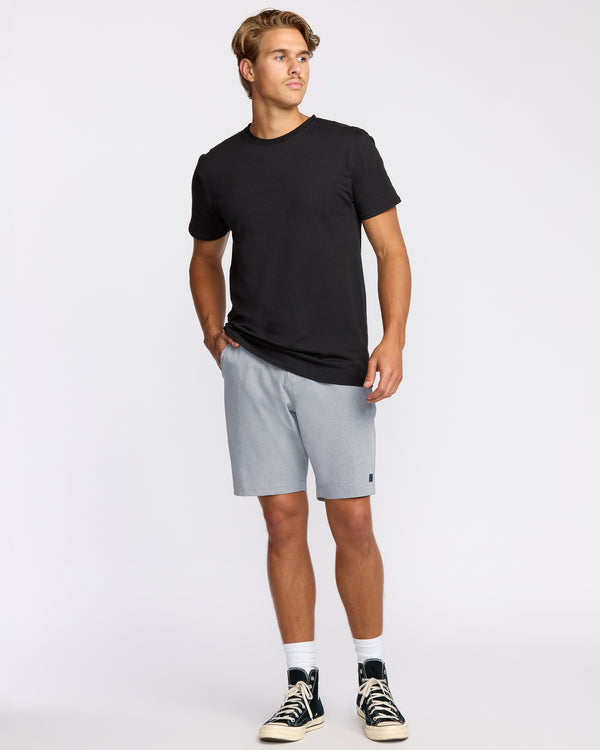 Billabong Crossfire Submersible 19" Hybrid Shorts - Slate Blue