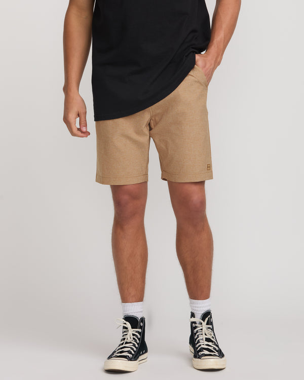 billabong Crossfire Submersible 19" Hybrid Shorts - Tobacco