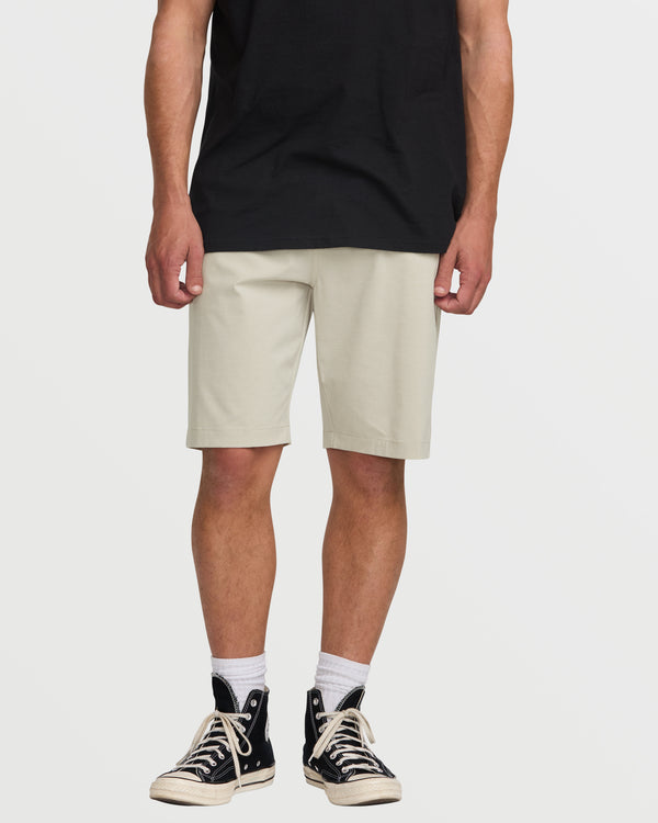 Billabong Crossfire Submersible 21" Hybrid Shorts - Bleached Sand