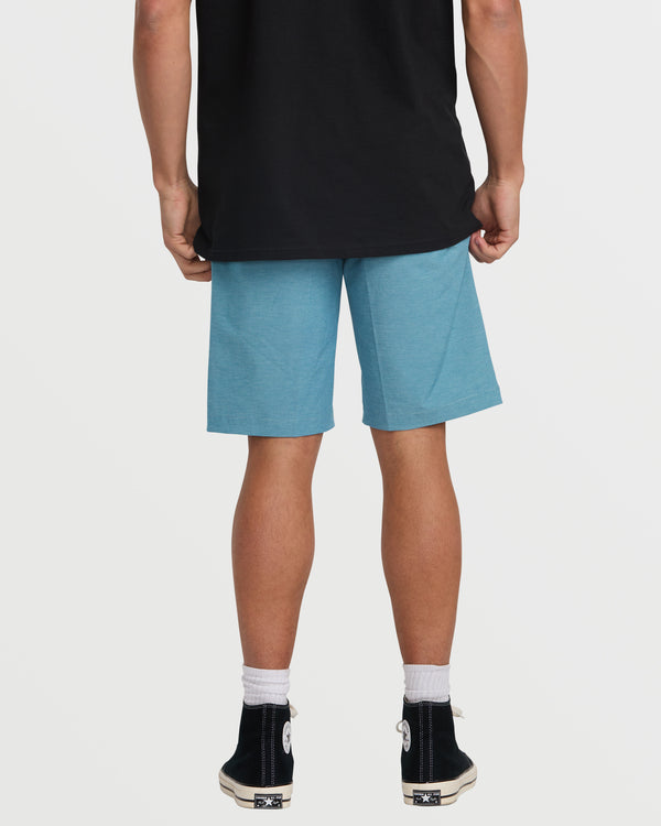 Billabong Crossfire Submersible 21" Hybrid Shorts - Glacier Blue