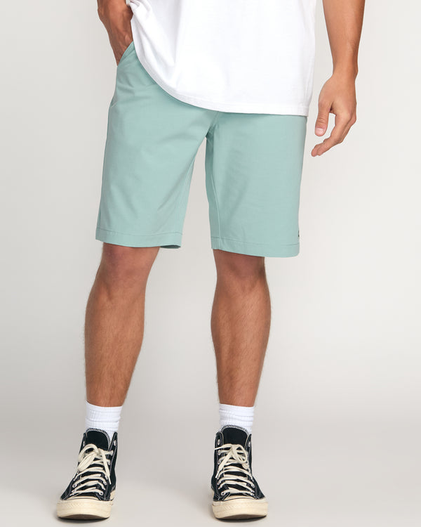 billabong Crossfire Submersible 21" Hybrid Shorts - Seafoam