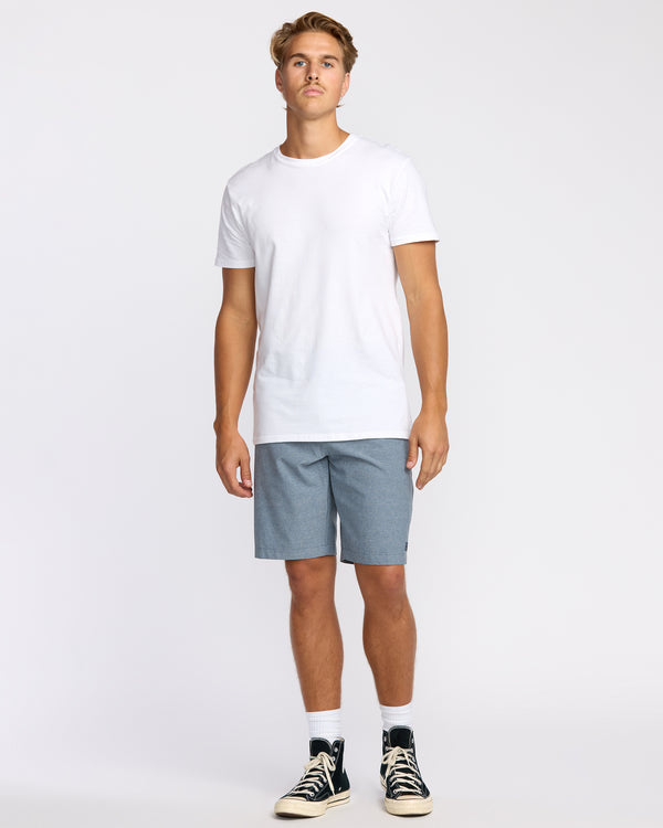 Billabong Crossfire Submersible 21" Hybrid Shorts - Slate Blue