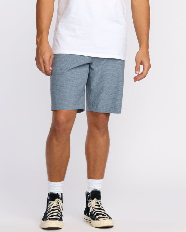 billabong Crossfire Submersible 21" Hybrid Shorts - Slate Blue