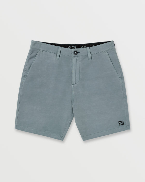 billabong Crossfire Wave Wash Submersible 18" Hybrid Shorts - Blue Haze