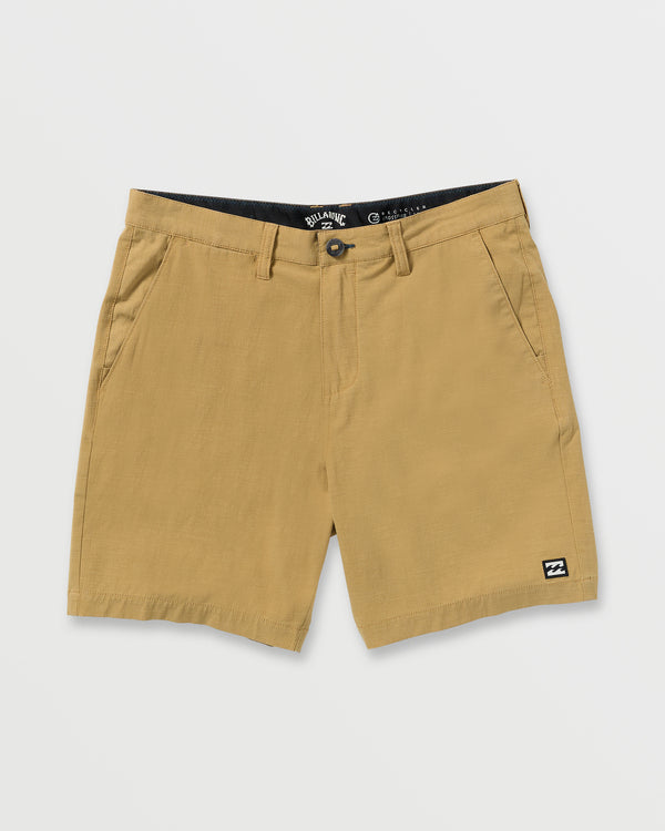 Billabong Crossfire Wave Wash Submersible 18" Hybrid Shorts - Khaki