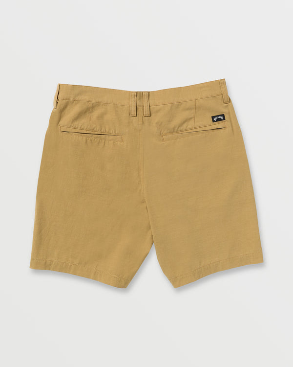 Billabong Crossfire Wave Wash Submersible 18" Hybrid Shorts - Khaki