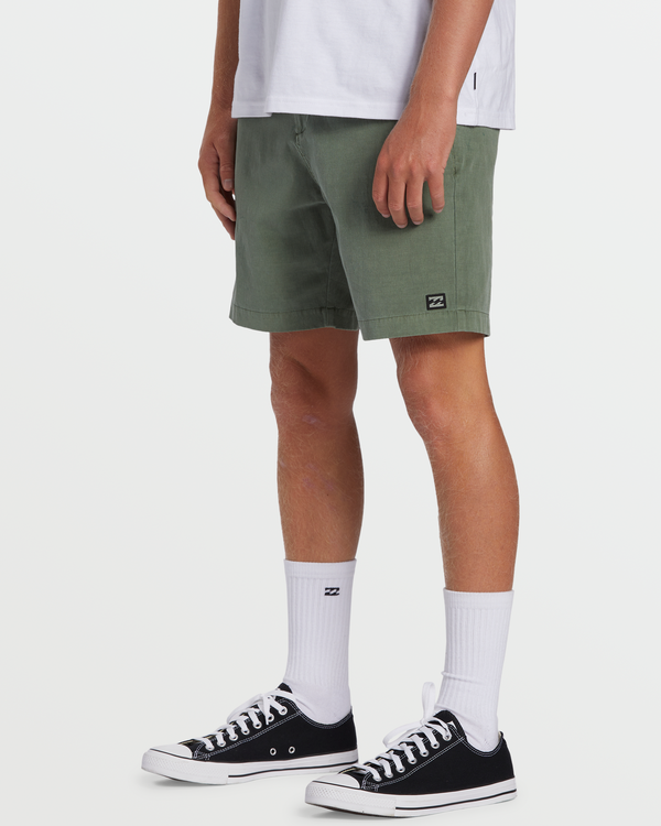 Billabong Crossfire Wave Wash Submersible 18" Hybrid Shorts - Sage