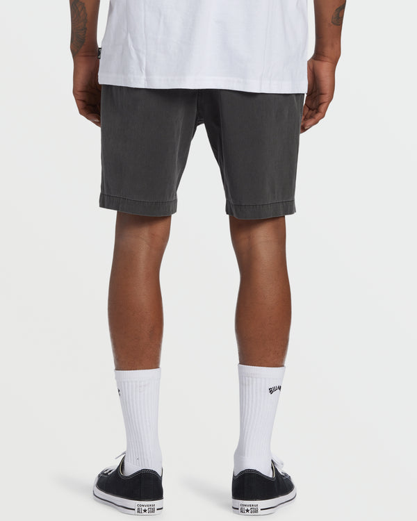 Billabong Crossfire Wave Wash Submersible 18" Hybrid Shorts - Washed Black