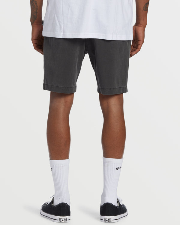 Billabong Crossfire Wave Wash Submersible 18" Hybrid Shorts - Washed Black