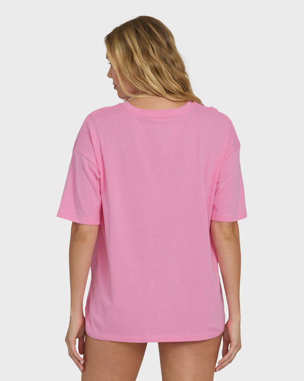 Billabong Dance Your Way Short Sleeve T-Shirt - Paradise Pink