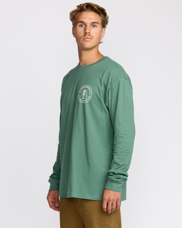 Billabong Desert Flower Regular Long Sleeve T-Shirt - Sage Green