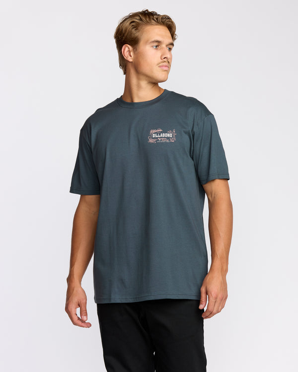 billabong Desert Lounge Premium Short Sleeve T-Shirt - Midnight Blue