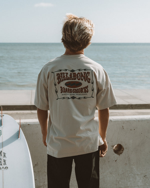billabong Double Spread OG Short Sleeve T-Shirt - Chino