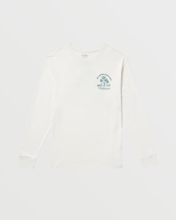 Billabong Dusty Road A/Div Long Sleeve Tee - Off White