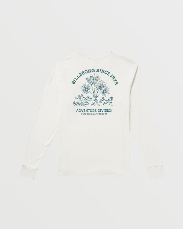 Billabong Dusty Road A/Div Long Sleeve Tee - Off White