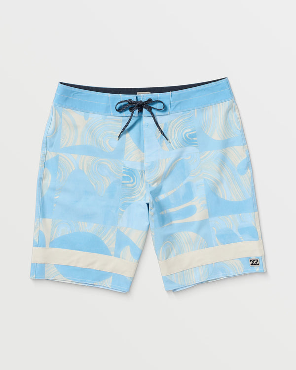 Billabong Elements Pro Performance 18.5" Boardshorts - Washed Blue