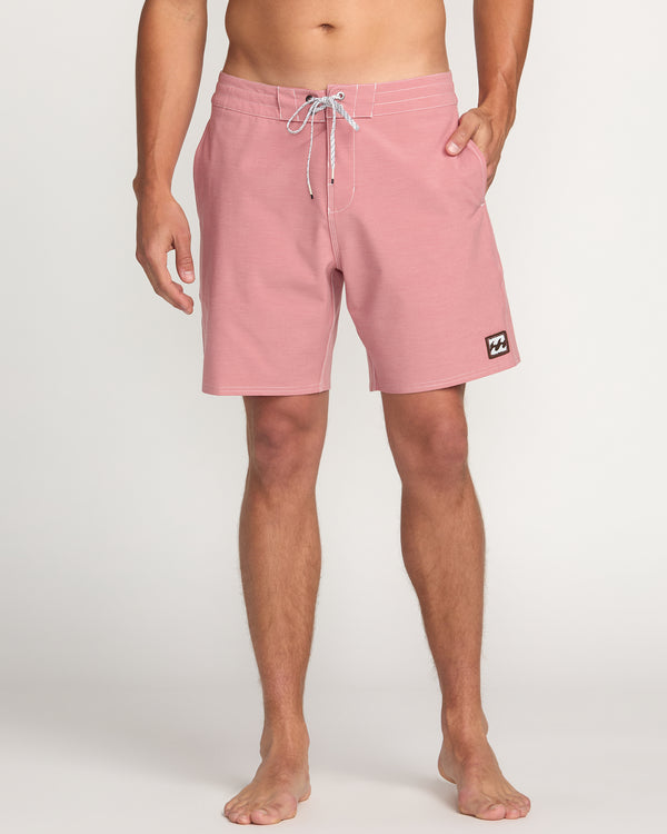 billabong Every Other Day Lo Tide 18" Boardshorts - Dusty Rose