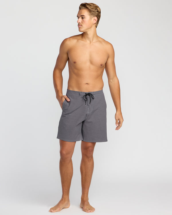 Billabong Every Other Day Lo Tide 18" Boardshorts - Gray Violet