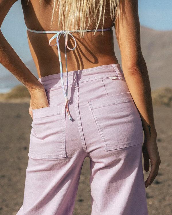Billabong Free Fall High-Waist Pants - Amethyst Smoke