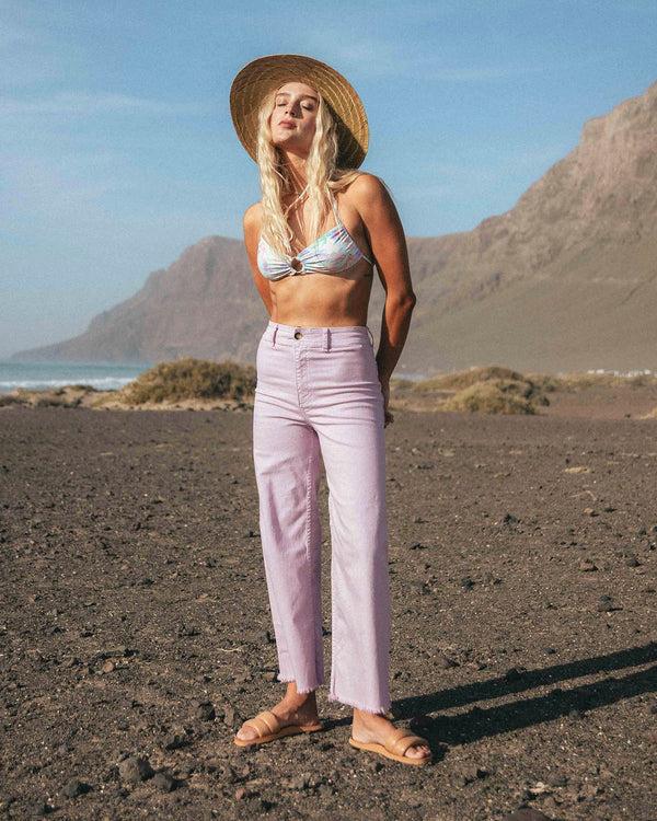 billabong Free Fall High-Waist Pants - Amethyst Smoke