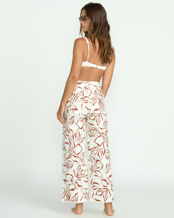 Billabong Free Fall Printed Twill Pants - Salt Crystal
