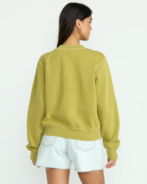 Billabong From Paradise Crewneck Sweatshirt - Sea Moss