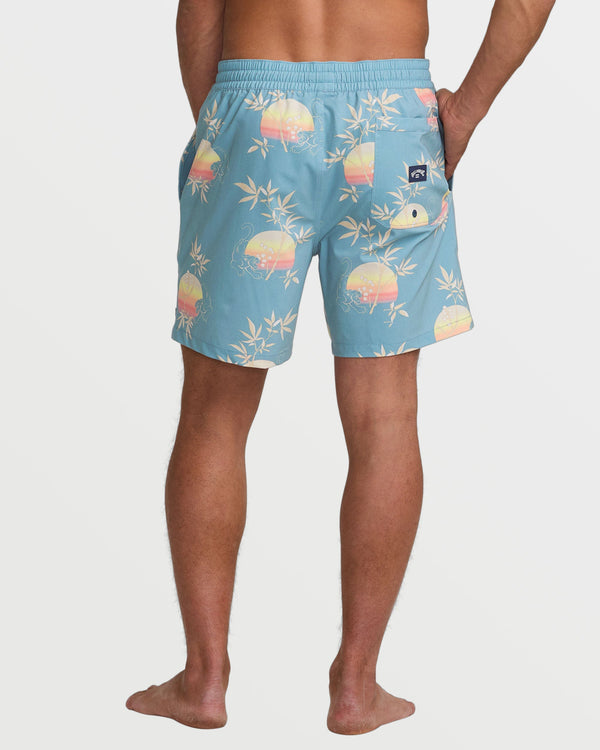 Billabong Good Times Laybacks 16" Trunks - Washed Blue