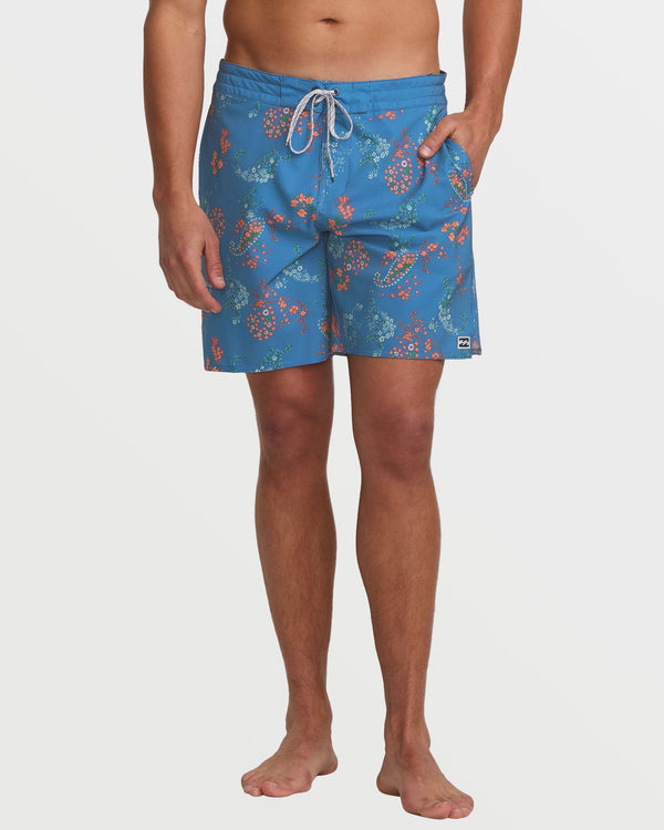 Billabong Good Times Lo Tide 18" Boardshorts - Bay Blue