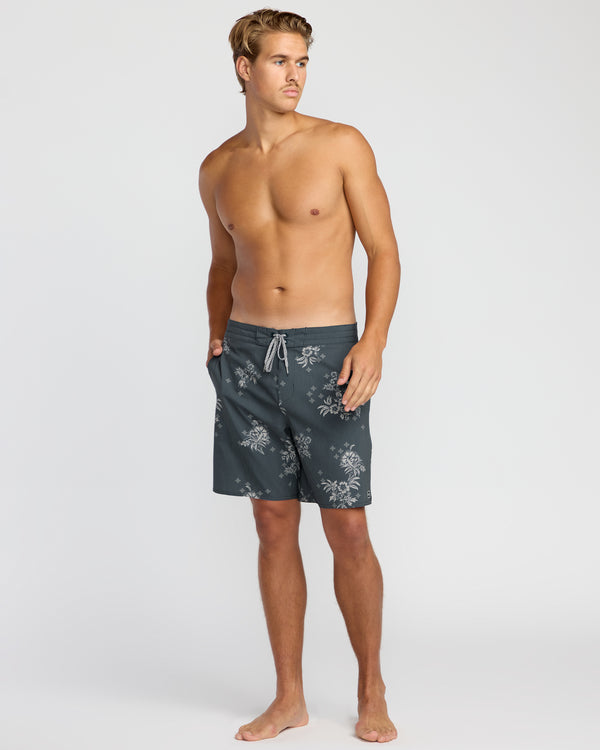 Billabong Good Times Lo Tide 18" Boardshorts - Midnight Blue