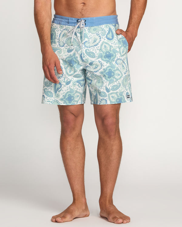 billabong Good Times Lo Tide 18" Boardshorts - Seafoam