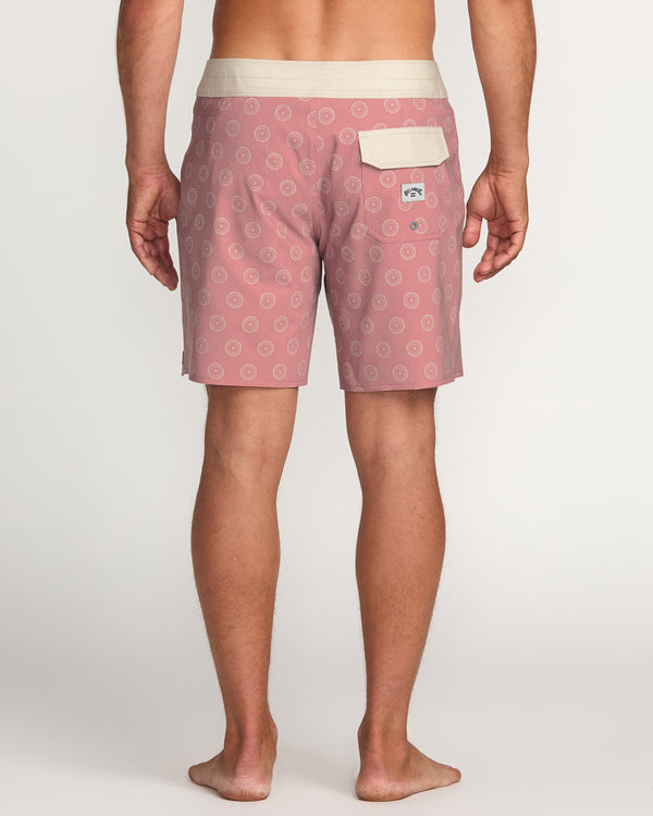 Billabong Good Times Pro Performance 18" Boardshorts - Dusty Rose