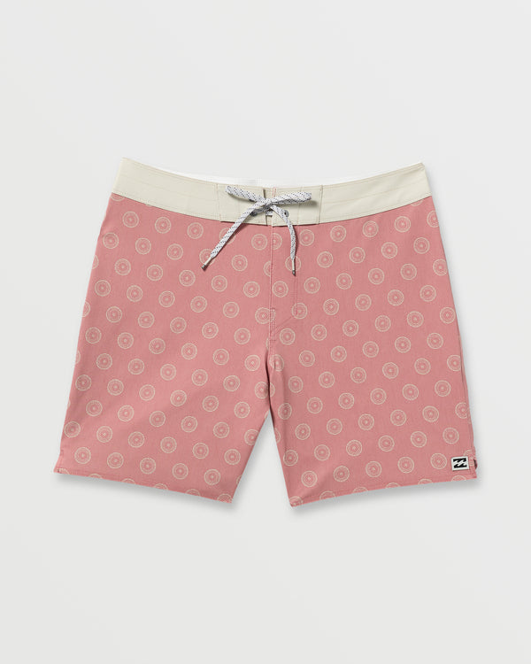 Billabong Good Times Pro Performance 18" Boardshorts - Dusty Rose