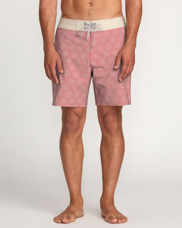 billabong Good Times Pro Performance 18" Boardshorts - Dusty Rose