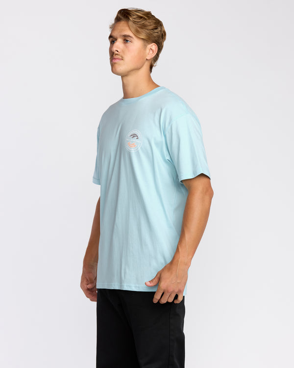 Billabong Hollow Premium Short Sleeve T-Shirt - Coastal Blue
