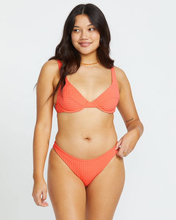 Billabong In The Loop Marina Underwire Bikini Top - Papaya