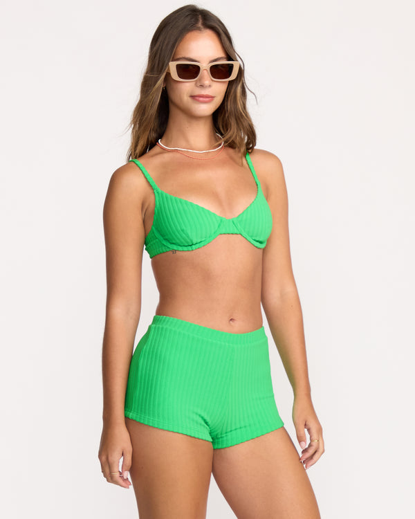 Billabong Josie In The Loop Demi Underwire Bikini Top - Jungle Green