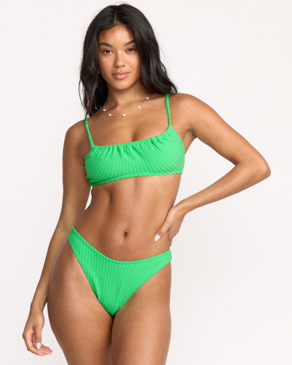 Billabong Josie In The Loop Mila Bralette Bikini Top - Jungle Green